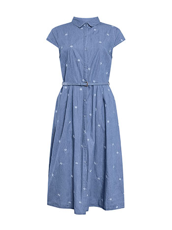 blue floral boho dress chiffon Cath Kids Dress main image 1