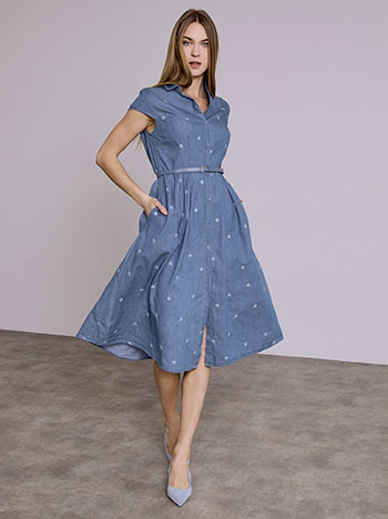 sachin and babi light blue dress Women's Shirt Dresses