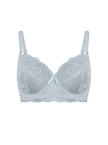 Lace bra in light blue