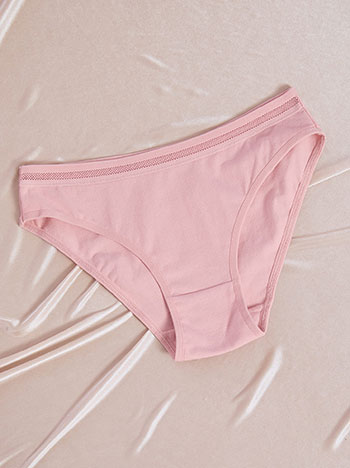 Σλίπ με βαμβάκι σε ροζ