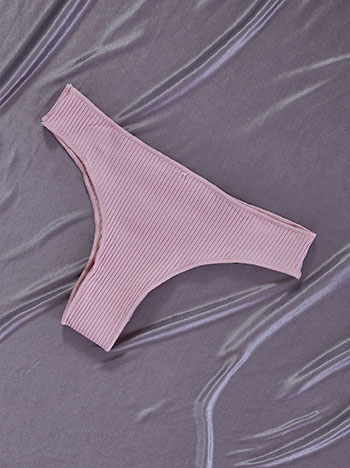 Brief rib in purple