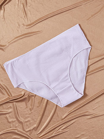 Brief rib high waisted in light purple