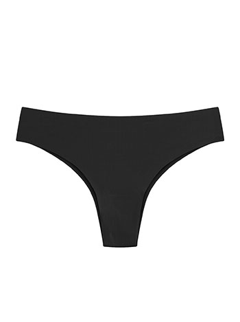 Seamless brazilian brief in black
