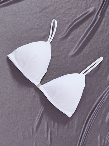 Σουτιέν με κούμπωμα μπροστά σε λευκό