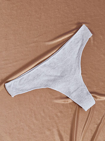 String with cotton in light grey