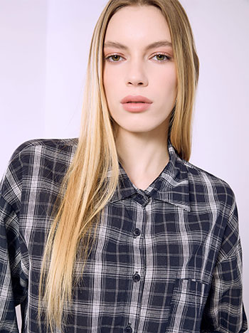 princess polly baby blue dress Perfect Plaid Shirt Dress – RubyClaire Boutique main image 0