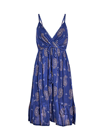 Paisley mini dress in blue, 16.99 | Celestino