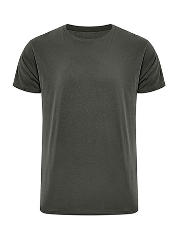 Cotton mens T-shirt in dark grey