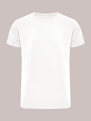 Cotton mens T-shirt in white
