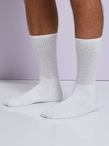Σετ με 2 ζευγάρια ανδρικές κάλτσες σε λευκό