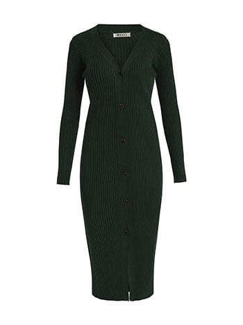 black dress green cardigan Laurel Sleeveless Maxi Dress in Sage Green
