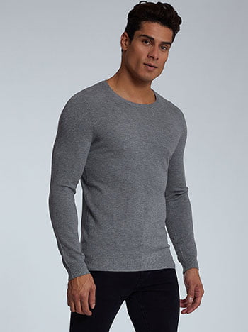 Ανδρικό πουλόβερ με απαλή υφή WM7974.9049+1 WM7974.9049+1