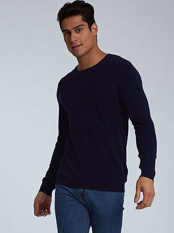 Ανδρικό πουλόβερ με απαλή υφή WM7974.9049+4 WM7974.9049+4