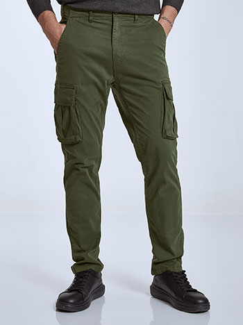 Παντελόνια/Παντελόνια Ανδρικό cargo παντελόνι με βαμβάκι WQ0001.1001+3