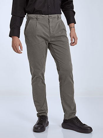 Men s chino trousers in grey