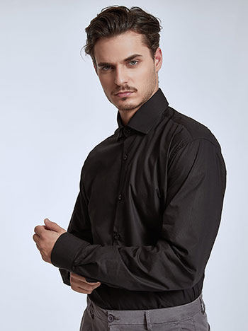 Μπλούζες/Πουκάμισα Ανδρικό βαμβακερό πουκάμισο WQ1010.3013+3