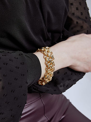 Chain bracelet in gold