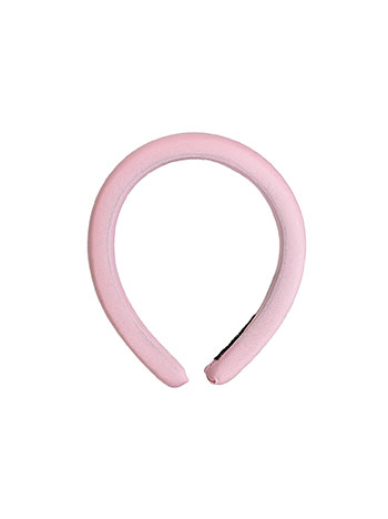Monochrome headband in pink
