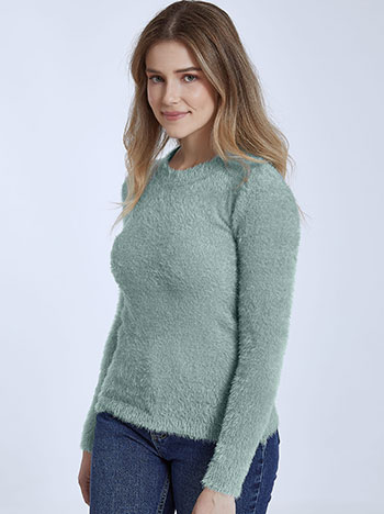 Μπλούζες/Πουλόβερ Χνουδωτό πουλόβερ με απαλή υφή WQ1518.4081+7