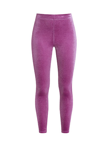Monochrome velvet leggings in purple, 9.99€