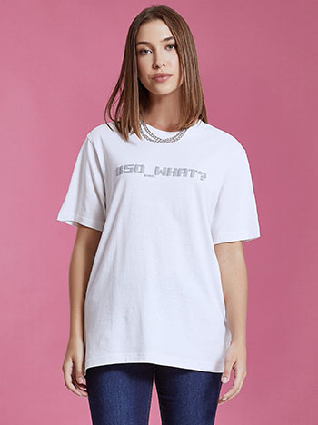 Μπλούζες/T-shirts Unisex βαμβακερό t-shirt so what WQ2018.4012+1