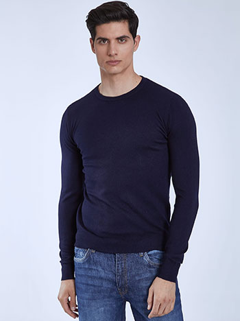 Μπλούζες/Μακρυμάνικες Ανδρική πλεκτή μπλούζα με απαλή υφή WQ7941.4201+2