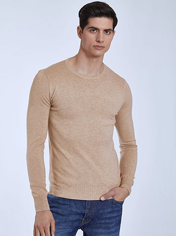 Μπλούζες/Μακρυμάνικες Ανδρική πλεκτή μπλούζα με απαλή υφή WQ7941.4201+4