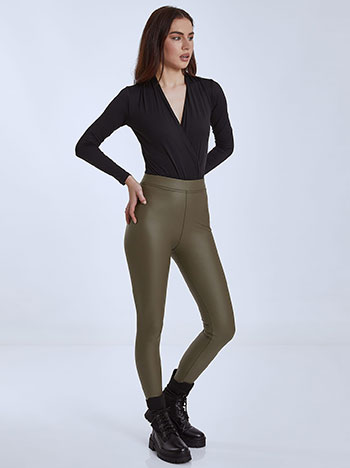 Khaki leggings clearance