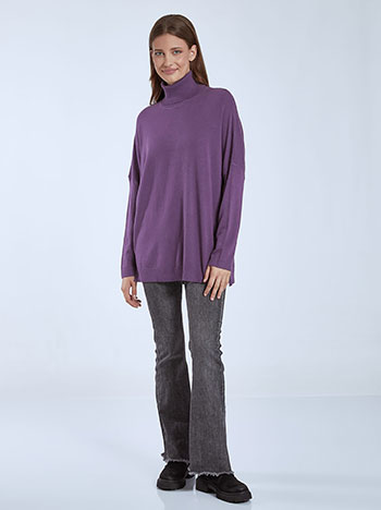 Dark on sale purple turtleneck