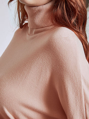 Peach turtleneck outlet