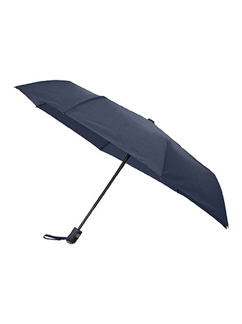 Σπαστή μονόχρωμη ομπρέλα σε σκούρο μπλε