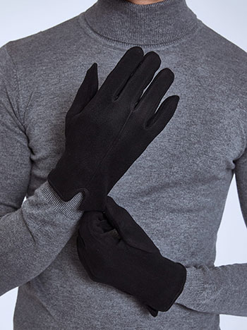 Ανδρικά γάντια με διακοσμητική ραφή WQ9444.A319+1 Celestino