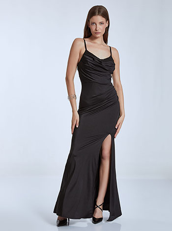 Celestino Maxi ελαστικό φόρεμα με σούρες WQ9552.8395+1