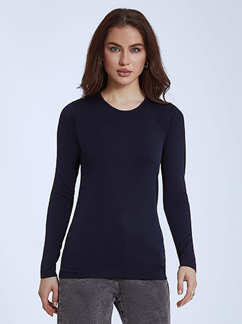 Navy blue outlet thermal top