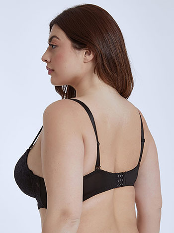 Laced bra curvy in black, 5.99€