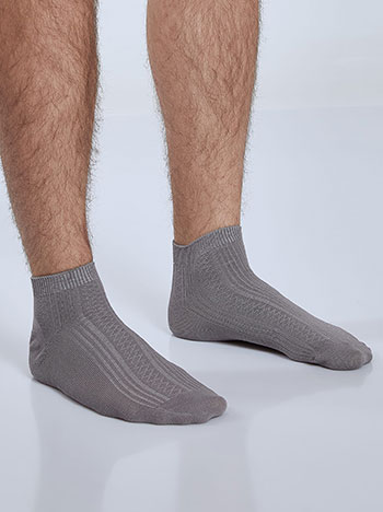 Celestino Σετ με 3 ζευγάρια ανδρικές κάλτσες με βαμβάκι WQ9886.0035+4