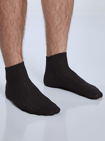 Celestino Σετ με 3 ζευγάρια ανδρικές κάλτσες με βαμβάκι WQ9886.0035+5