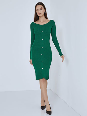 Celestino Midi φόρεμα με λεπτομέρειες strass WQ9905.8446+6