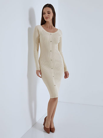 Celestino Midi φόρεμα με λεπτομέρειες strass WQ9905.8446+2