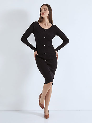 Celestino Midi φόρεμα με λεπτομέρειες strass WQ9905.8446+1