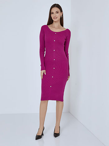 Celestino Midi φόρεμα με λεπτομέρειες strass WQ9905.8446+4