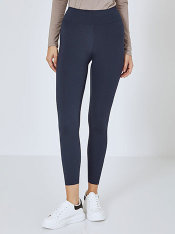 Leggings elastic high waist in dark blue