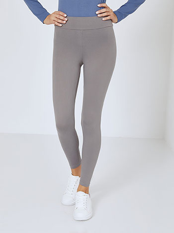 Leggings high waist monochrome in grey