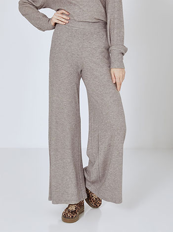 Παντελόνα ψηλόμεση σε καφέ ανοιχτό