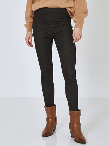 Jeans skinny with cotton in black