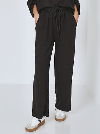 Sweatepants with soft touch in black