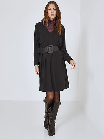 Dress oversized in black