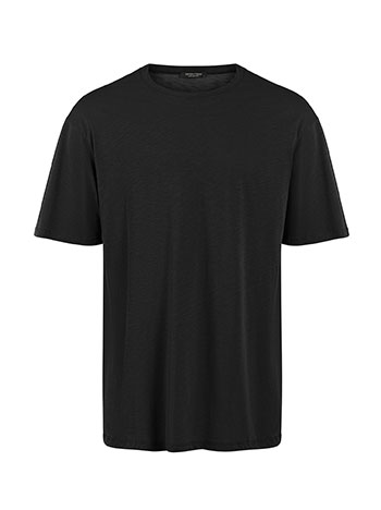 Mens t-shirt cotton in black