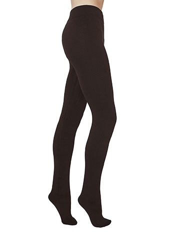 Tights thermal 500DEN in dark brown