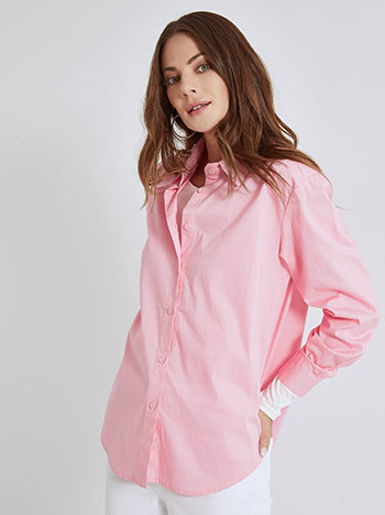 Shirt cotton in pink